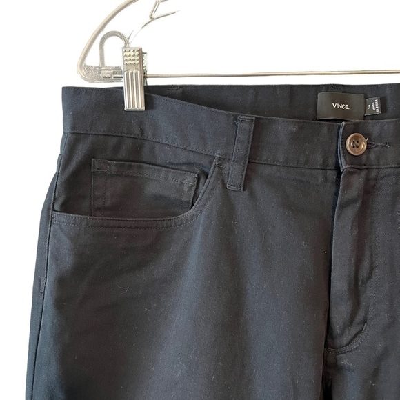 Vince Men’s Dylan 5 Pocket Pants Trousers Navy Coastal Blue 34”Waist - Picture 6 of 8